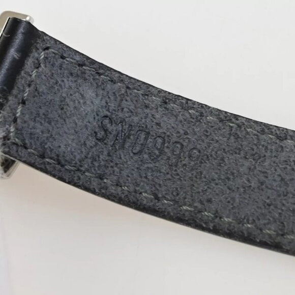 LOUIS VUITTON Good Luck Bracelet Bangle Monogram Leather Black - Picture 3 of 11